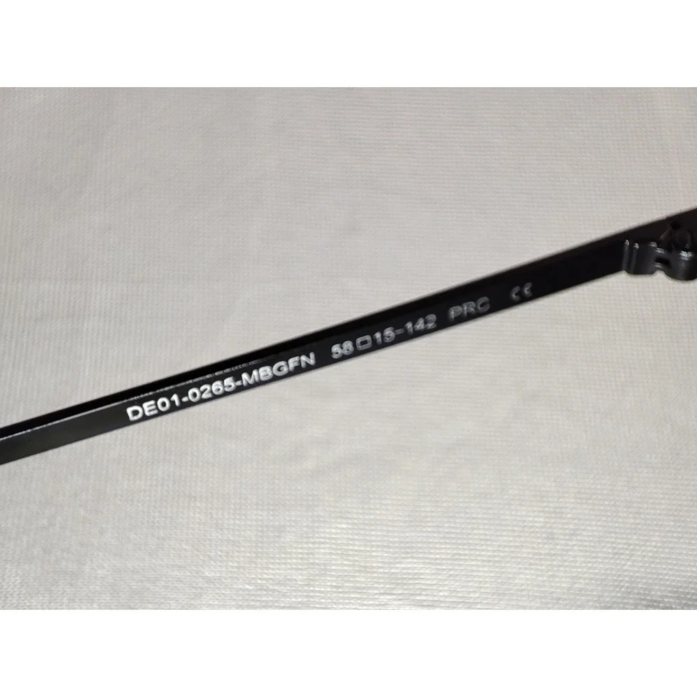 DIFF Eyewear Grace Matte Black Silver Mirror Oversized Sunglasses 58-15-142‎ NEW